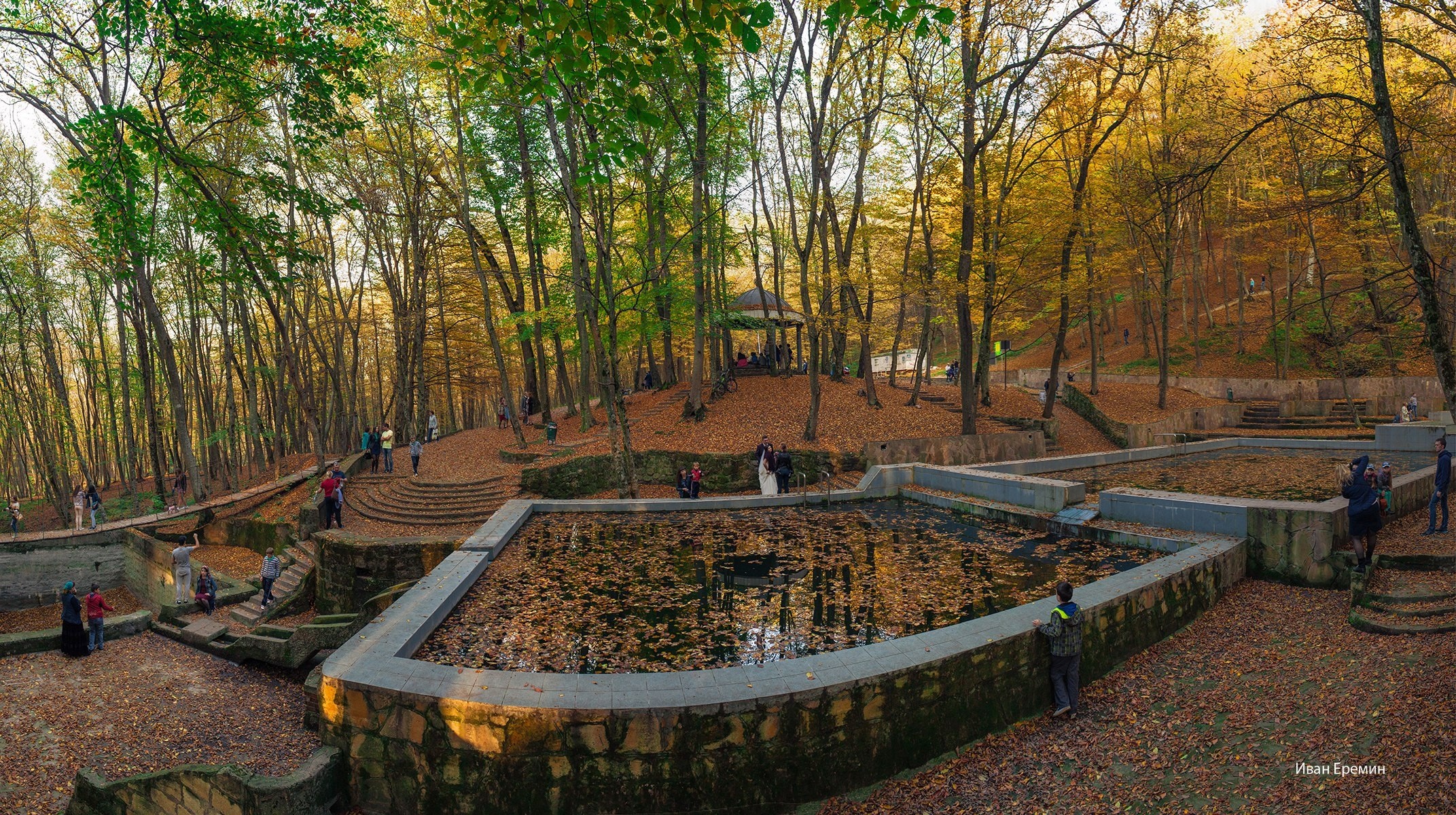 The memorial “Cold wellspring” в старину